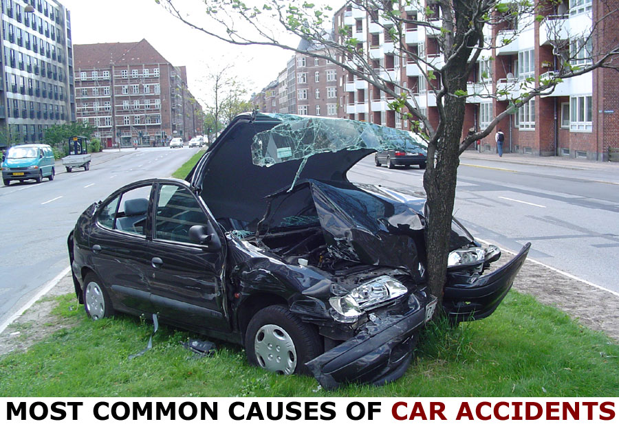Most common causes of car accidents